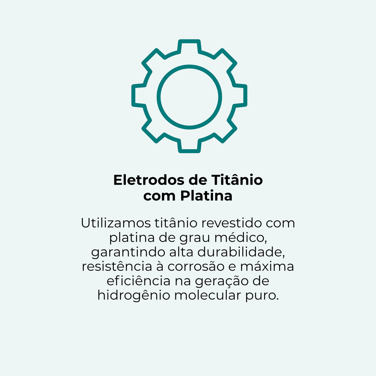Explicação sobre Eletrodos de Titânio com Platina