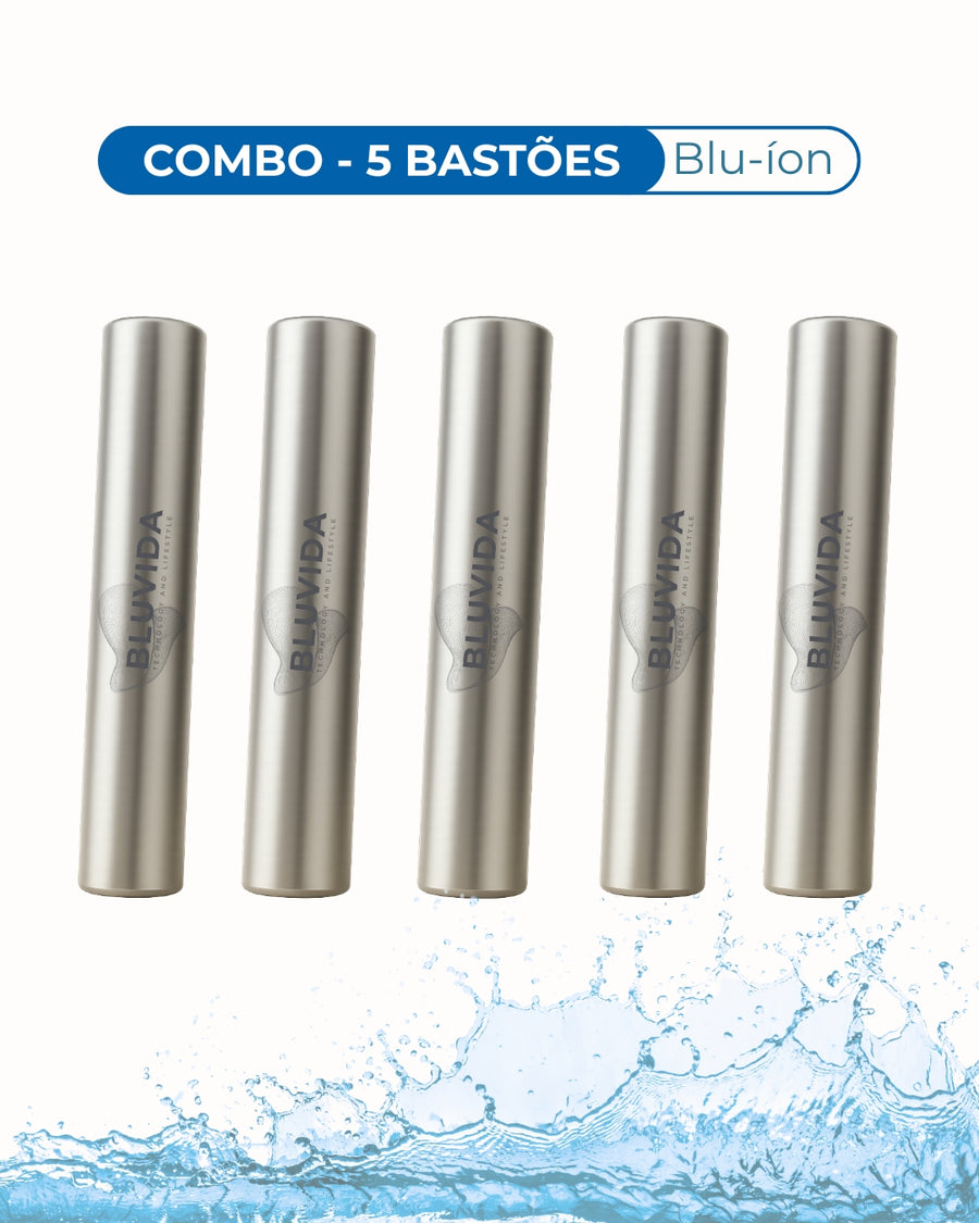 Combo com 5 bastões 10 litros | Blu-íon – Bluvida
