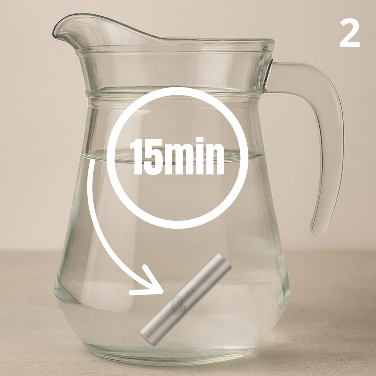 2- Aguarde pelo menos 15 minutos (quanto mais tempo, melhor, já que atua naturalmente)
