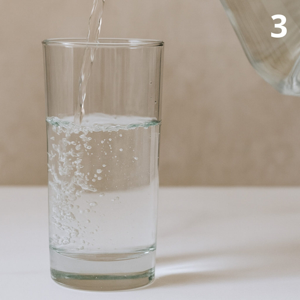 3- A água estará pronta para beber, cozinhar ou oferecer à família até mesmo aos pets!