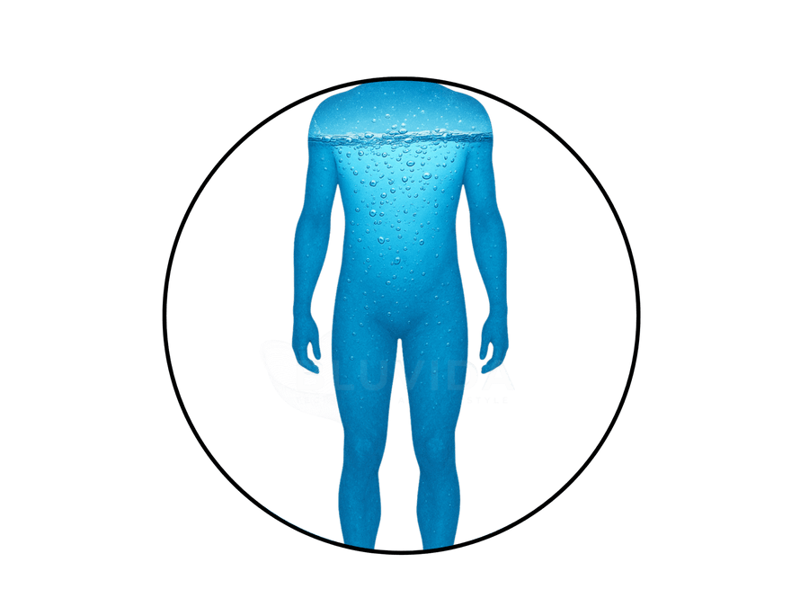 Equilibra o pH corporal naturalmente sem aditivos ou forçadores de pH