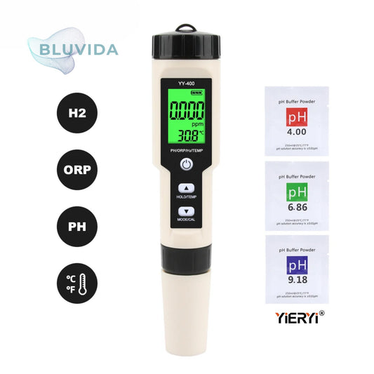 Medidor digital para teste de água rica em hidrogênio molecular