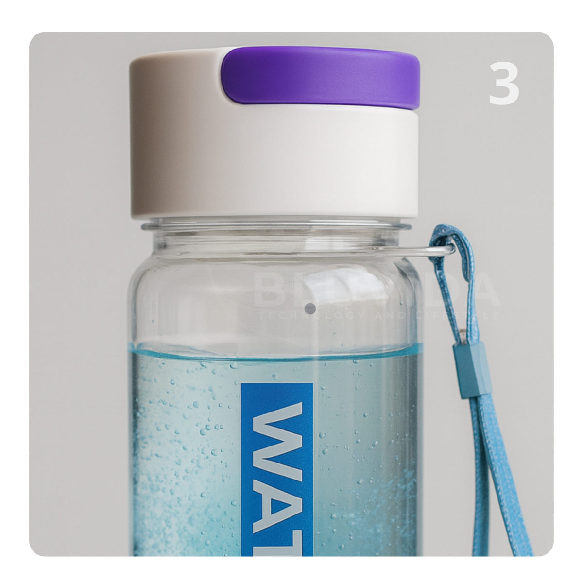 3- Aguarde as bolhas e a luz azul se apagarem