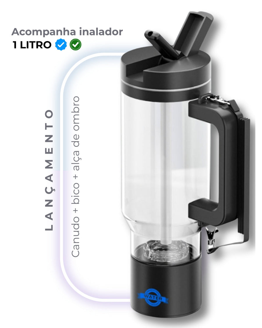 Garrafa de Hidrogênio Molecular H.W. Bluvida | MAX – 1 LITRO